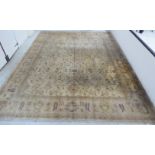An Oriental carpet,