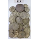 Uncollated pre 1946 British silver coins: to include half-crowns 11