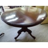 A mid/late Victorian mahogany breakfast table,