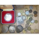 Uncollated coins: to include an 1889 silver crown CS