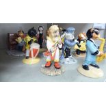 A Beswick china ten piece cat band: to include 'Fat Cat' at the piano 3.