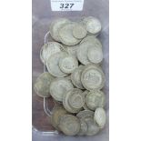 Uncollated pre 1946 British silver coins: to include half-crowns 11