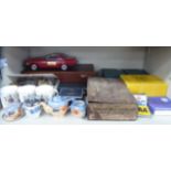 A mixed lot: to include a replica diecast scale model Mercedes 450 SL,