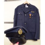 An RAF Flight Sergeant's dress uniform tunic,