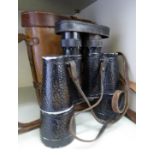 A pair of Carl Zeiss Jena 7x50 binoculars, in a moulded,