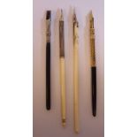 Four 'vintage' dip pens, viz. an S.