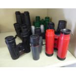 Nine pairs of binoculars: to include a pair of Swift Aerolite, model no.