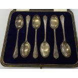 A set of six silver teaspoons Sheffield 1926,