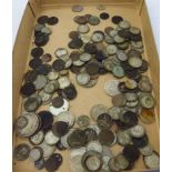 Uncollated mainly pre-1947 British and other (fire damaged) coins 11