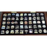 A series of fifty Danbury Mint enamelled badges celebrating Cruise Liners,