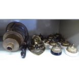 A mixed lot: to include various 'vintage' brass light switches OS3