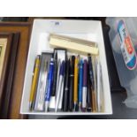 A miscellany of fountain pens,