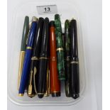 A Parker 51 Special and other Parker 51 fountain pens and ballpoints;