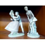 Two Lladro porcelain figures, viz.