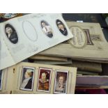 Uncollated John Player & Sons cigarette cards: to include Kings & Queens of England CS