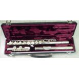 A Buffet Crampon flute cased OS9