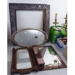 Picture frames and mirrors: to include an Art Deco mirror,