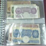 Two uncollated albums collections, containing banknotes from Peru, Uruguay, Turkey, China, Brazil,