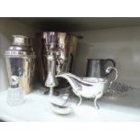 Silver and silver plated items: to include an ice bucket,