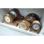 Clocks: to include an Edwardian mahogany cased example;