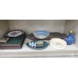 A mixed lot: to include an early 20thC twin handled,