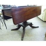 A Regency mahogany Pembroke table,