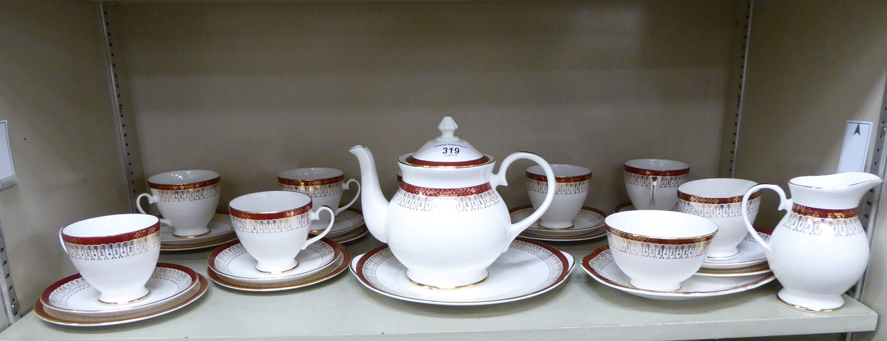Royal Grafton fine bone china Majestic pattern teaware,