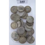 Uncollated pre 1946 British one shillings 11