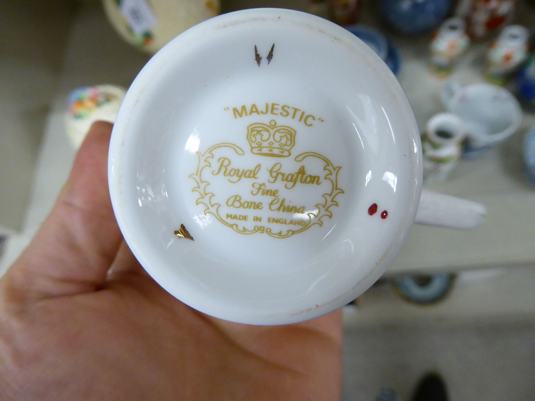 Royal Grafton fine bone china Majestic pattern teaware, - Image 2 of 2