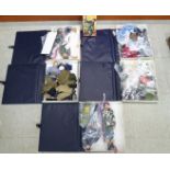 Action Man accessories, comprising six figures one boxed; uniforms,