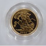 An Elizabeth II proof sovereign,