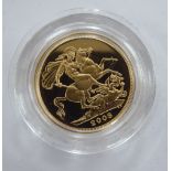 An Elizabeth II proof sovereign,