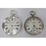 Two late 19th/early 20thC silver cased pocket watches,