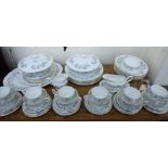 A Royal Standard china Garland pattern dinner service RSM