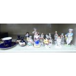 Collectable ceramics: to include a Royal Crown Derby china coffee cups and saucers,