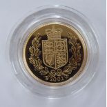 An Elizabeth II proof sovereign,