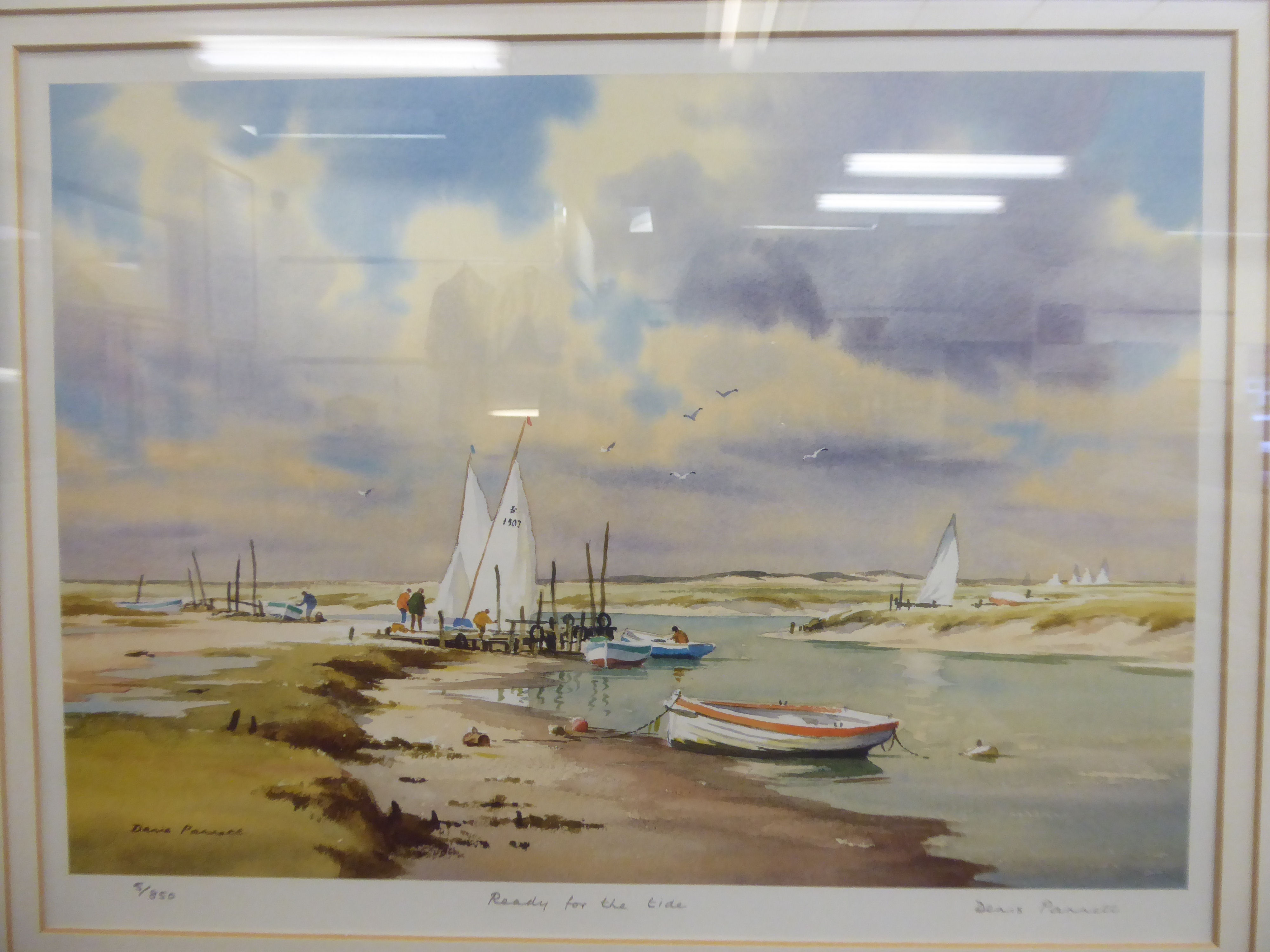 Denis Pannett - 'Ready for the Tide' Limited Edition print 5/850 bears a pencil signature 13'' x - Image 2 of 4