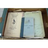 Mid 20thC Royal Air Force related printed ephemera: to include confidential Air Ministry reports;