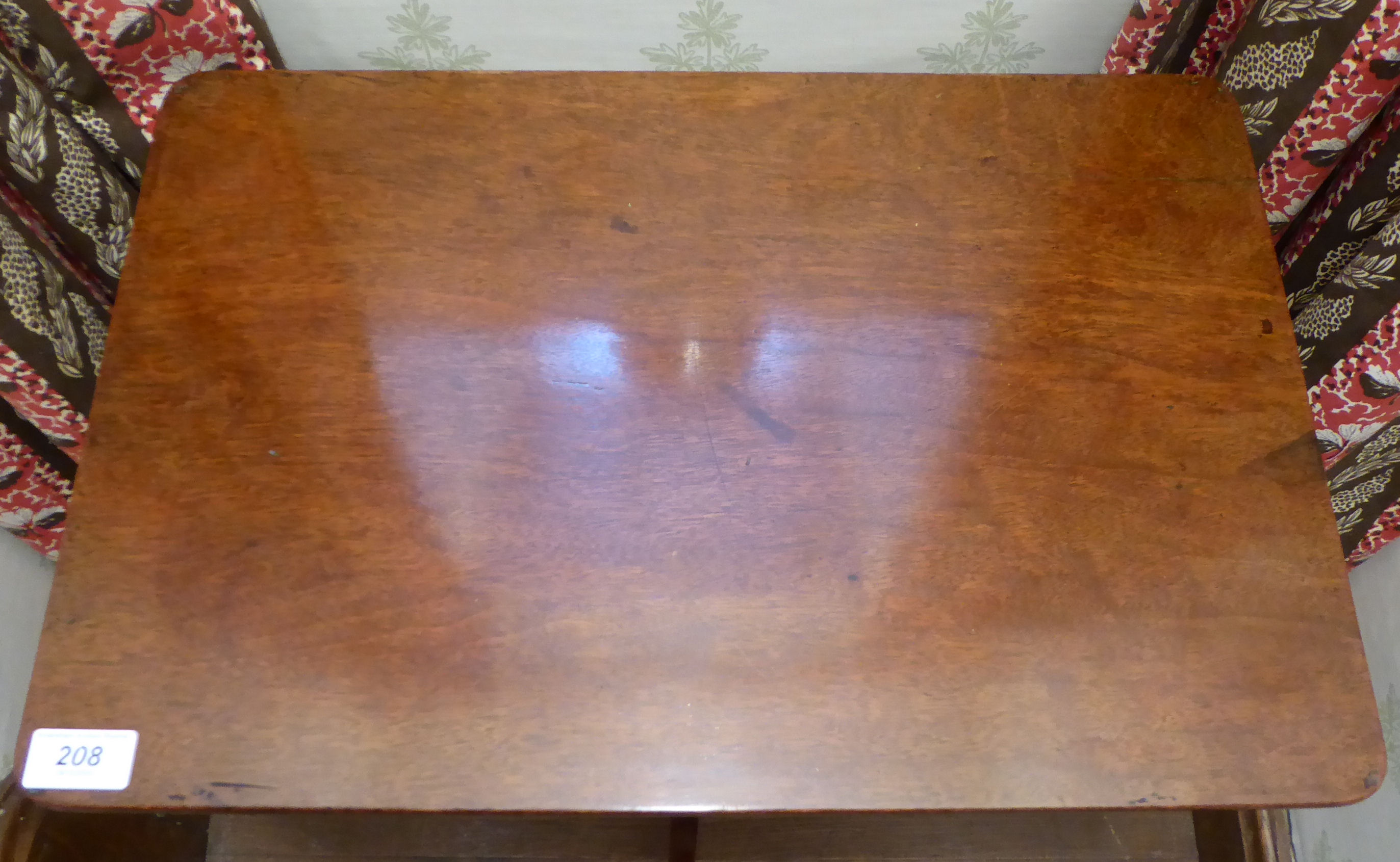 A George III mahogany pedestal table, - Image 2 of 3