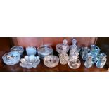 Czechoslovakian and other crystal tableware: to include fruit bowls and decanters (From the