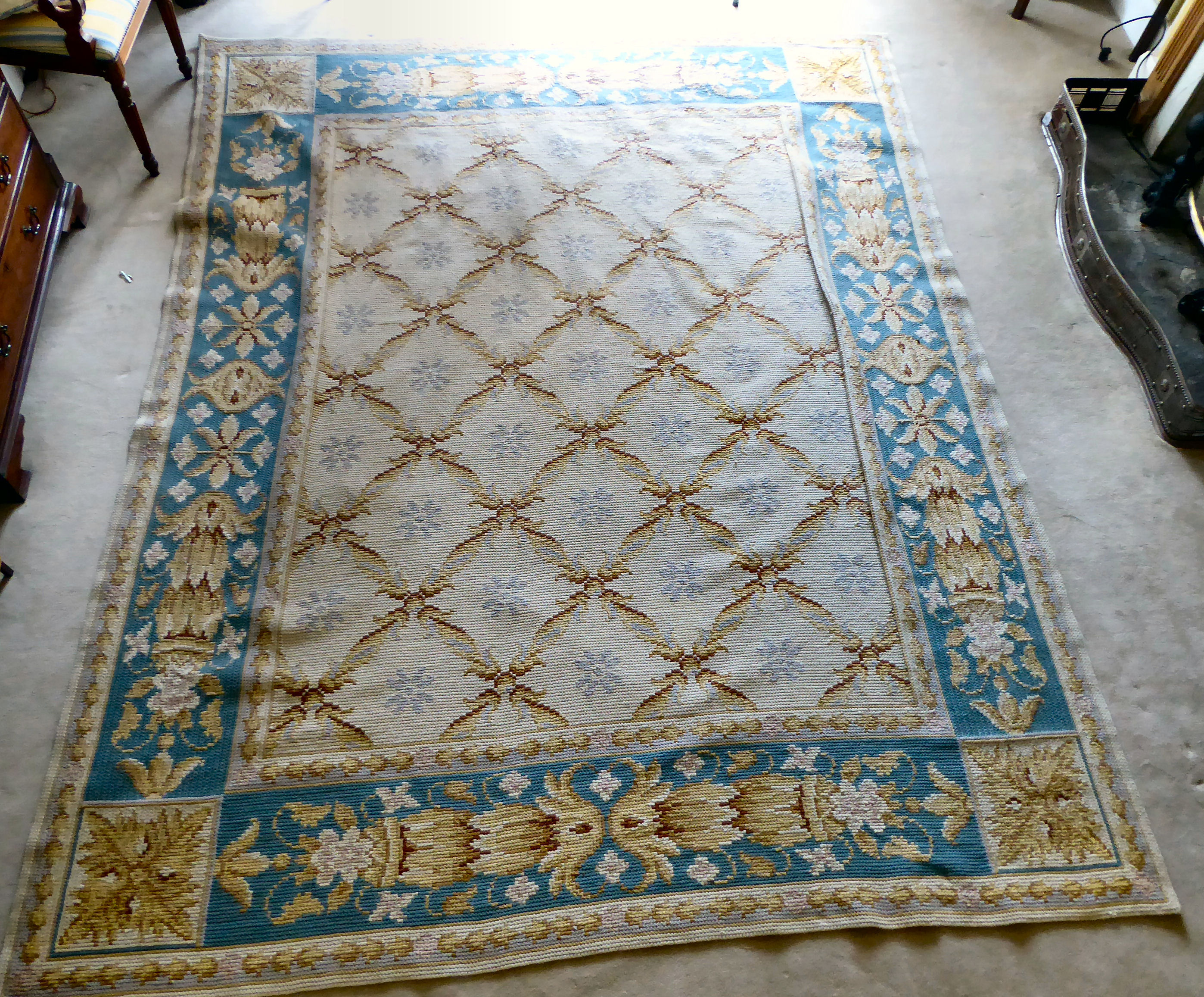 A modern woollen carpet,