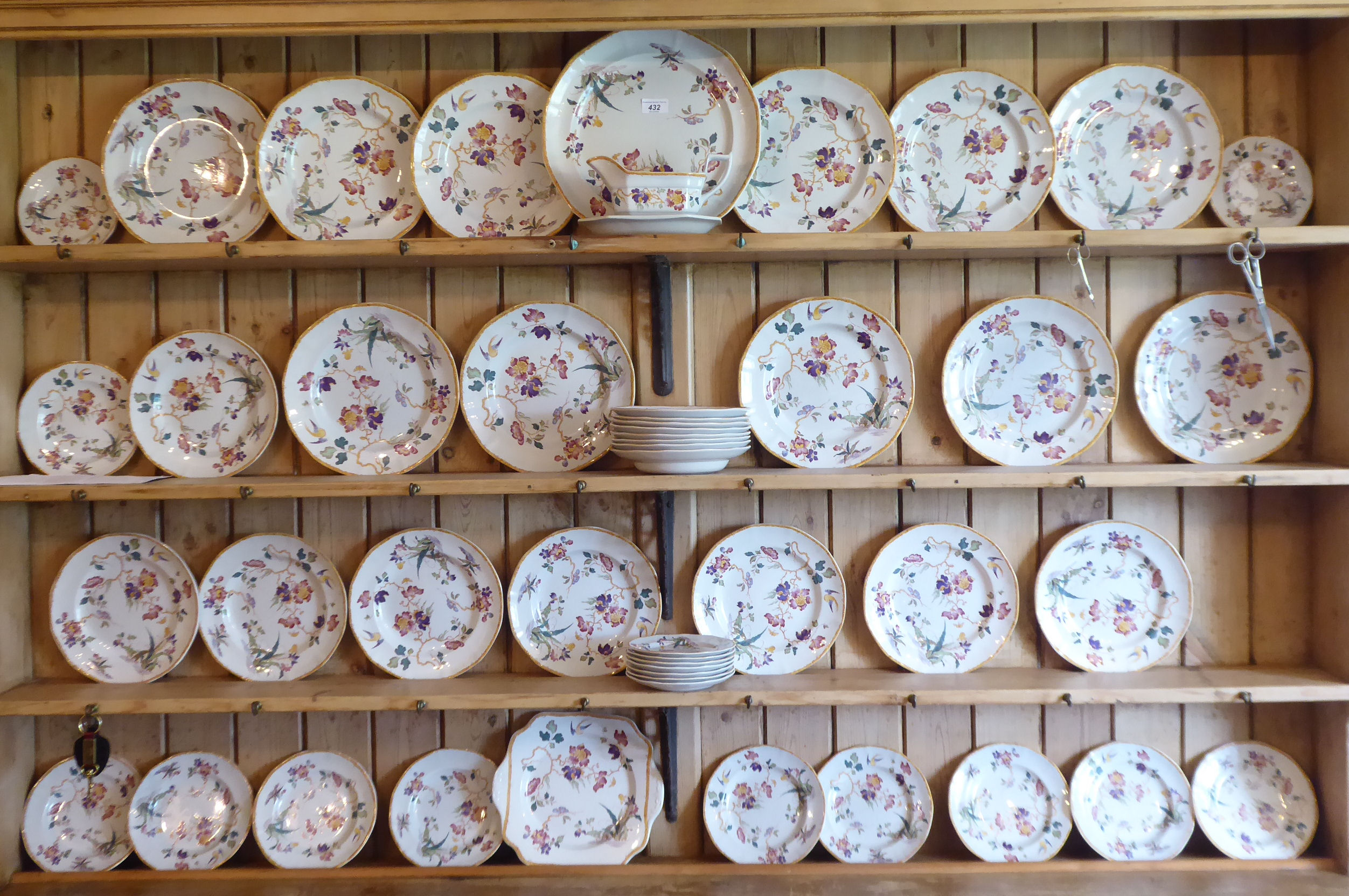 A Wedgwood china Devon Rose pattern dinner service (From the Ian Thomas Estate Sale)