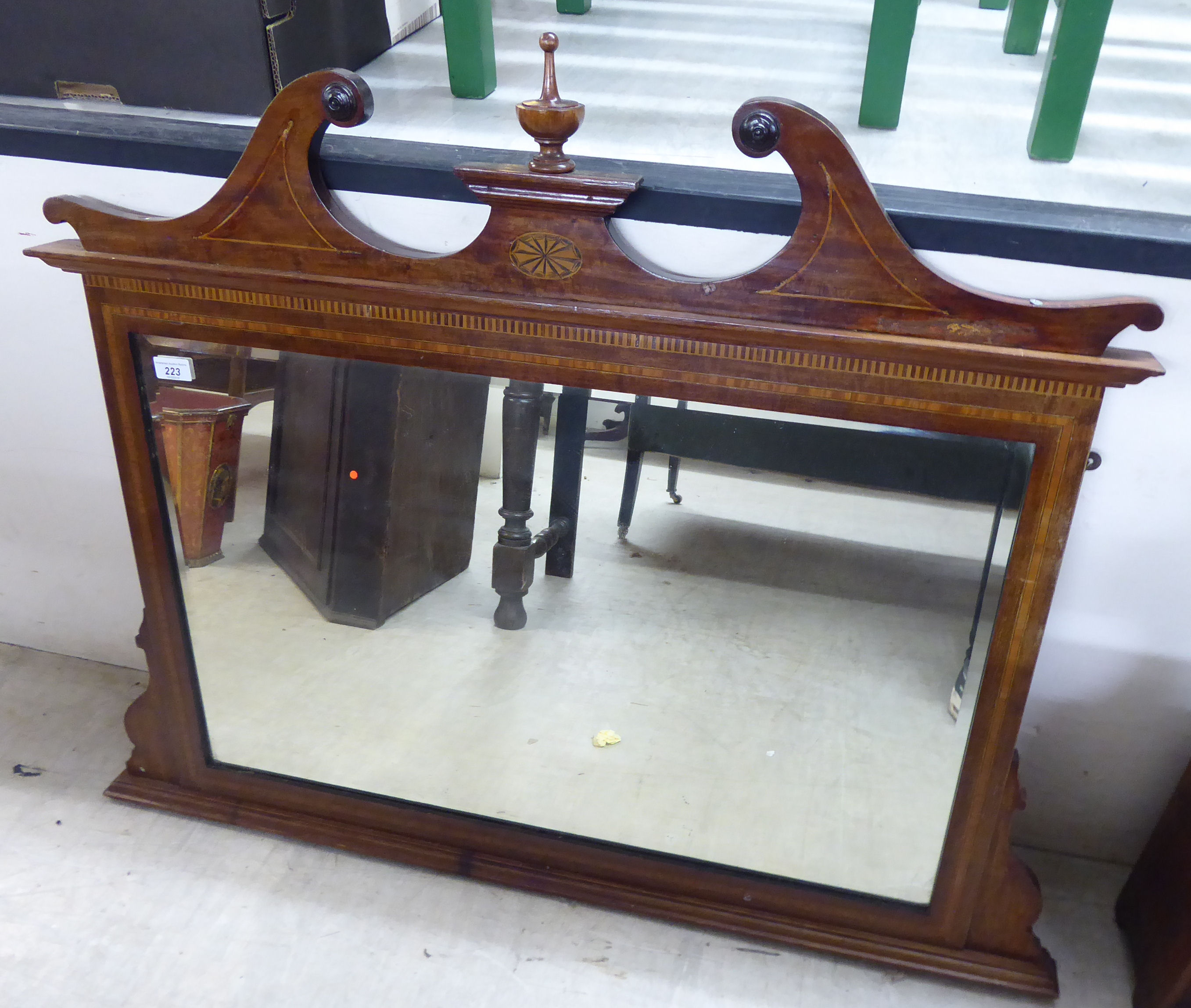 Small furniture: to include an Edwardian crossbanded and string inlaid, - Image 2 of 3