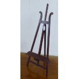 An Edwardian mahogany table-top easel 23''h BSR