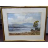 Keith Burtonshaw - 'A Landscape in the Lake District' watercolour bears a signature & a