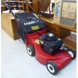 A Briggs & Stratton petrol driven lawn mower with a 16''cut and grass box BSR