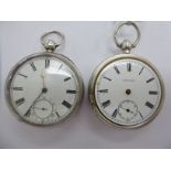 Two late 19th/early 20thC Waltham silver cased pocket watches,