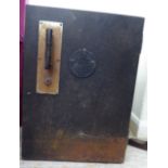 A Chubb iron safe (with key), series no.