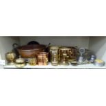A mixed lot: to include a late Victorian copper,