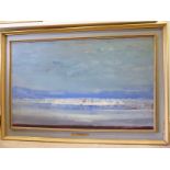 William Ware - 'North African Coast' oil on board bears a signature 28'' x 35'' framed